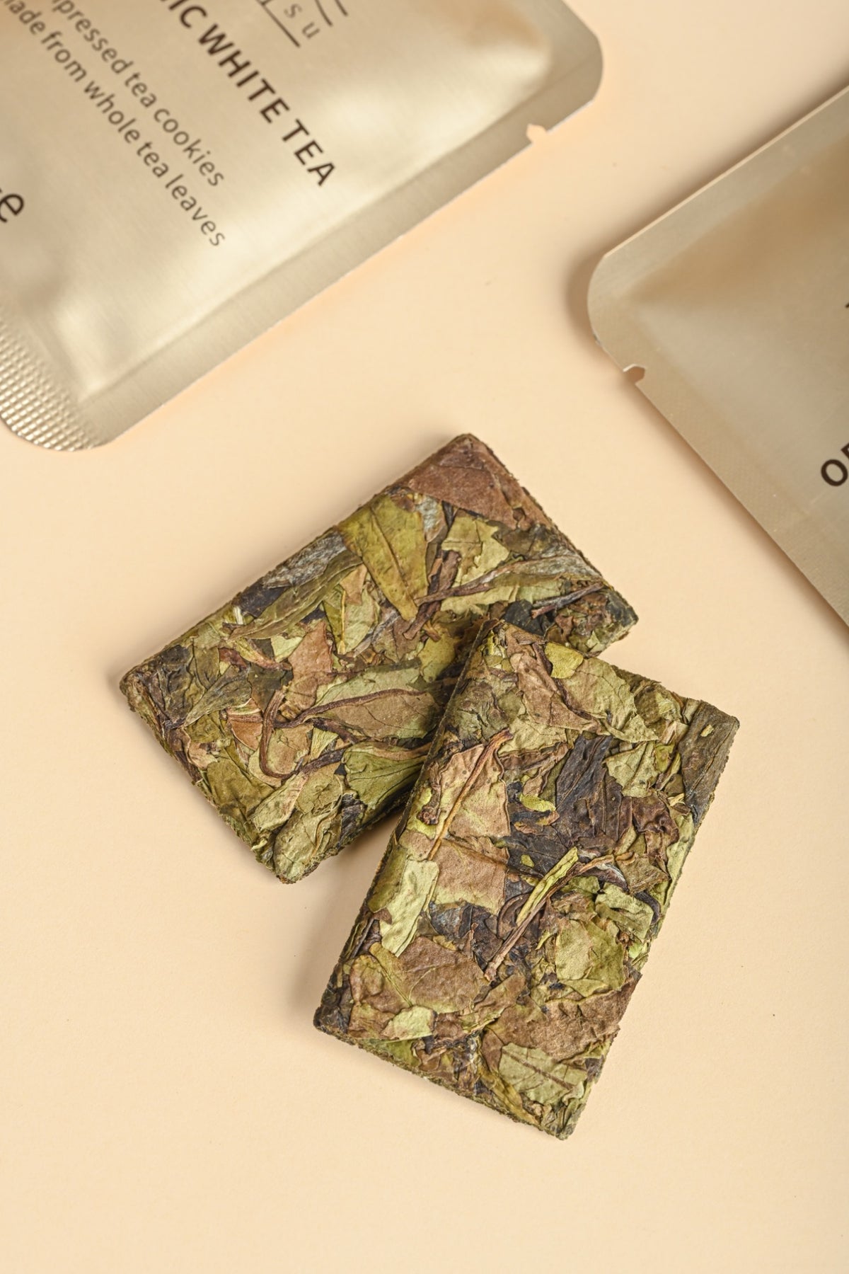 Organic White Tea compressed tea cookies